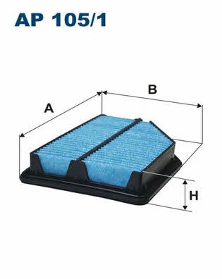 Air filter Filtron AP 105/1