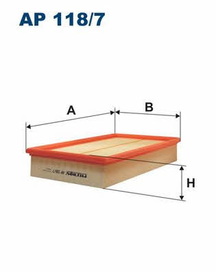 Air filter Filtron AP 118/7