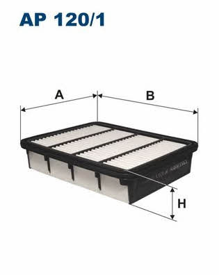 Air filter Filtron AP 120/1