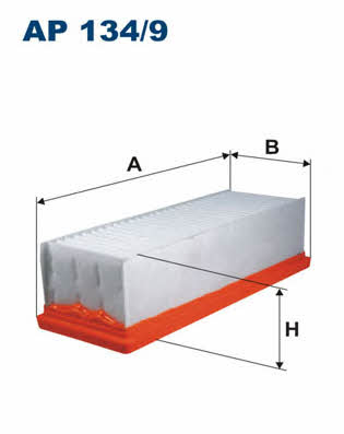 Air filter Filtron AP 134/9