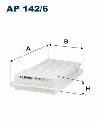 Air filter Filtron AP 142/6