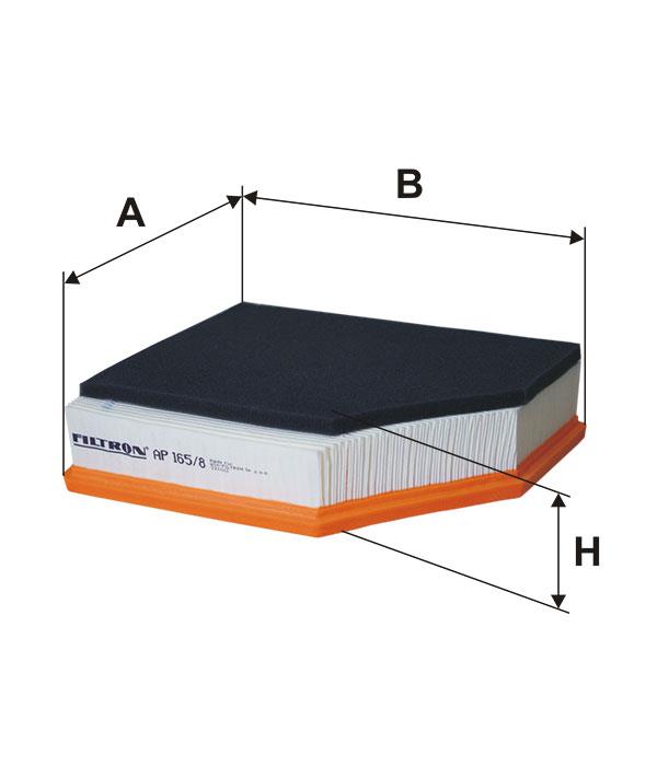Air filter Filtron AP 165/8