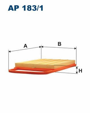 Buy Filtron AP1831 – good price at EXIST.AE!