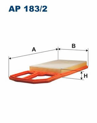 Air filter Filtron AP 183/2