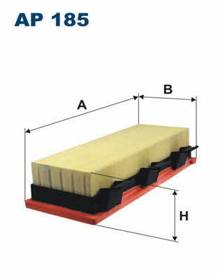 Air filter Filtron AP 185