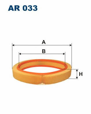 Air filter Filtron AR 033