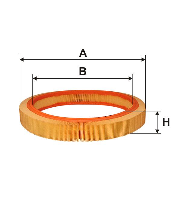 Air filter Filtron AR 036