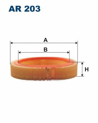 Air filter Filtron AR 203