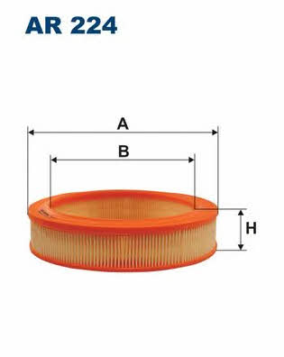 Air filter Filtron AR 224