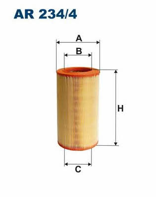 Air filter Filtron AR 234/4