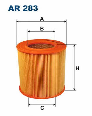 Air filter Filtron AR 283