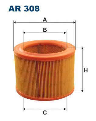 Air filter Filtron AR 308