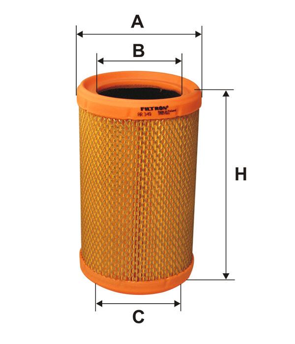 Air filter Filtron AR 349