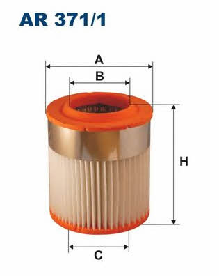 Air filter Filtron AR 371/1