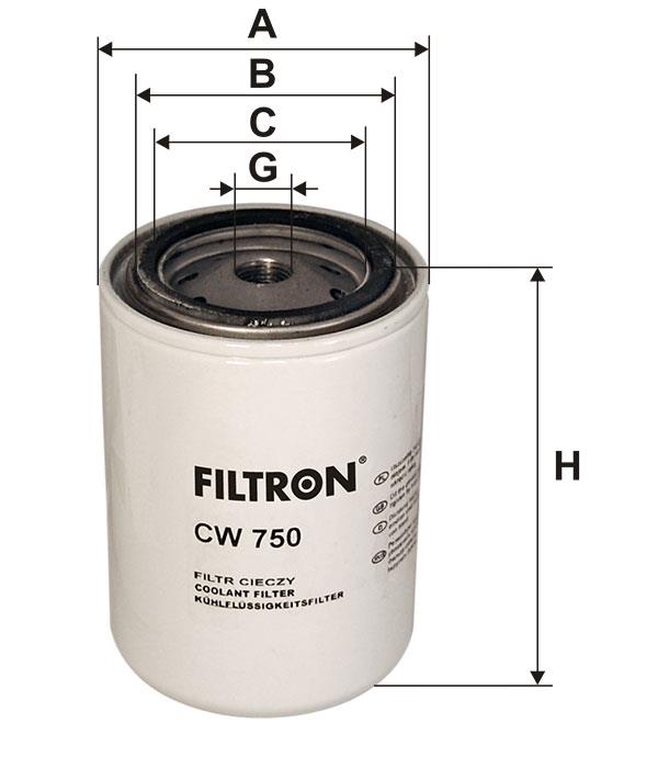 Dehumidifier filter Filtron CW 750