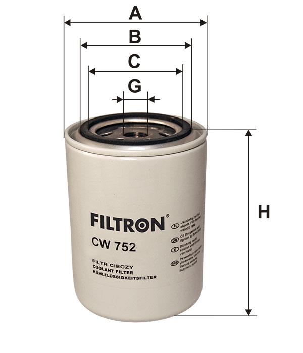 Dehumidifier filter Filtron CW 752