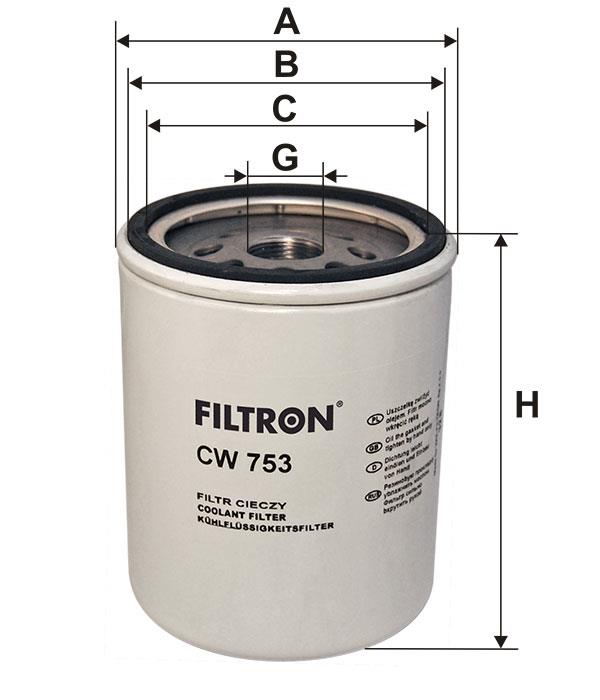 Dehumidifier filter Filtron CW 753