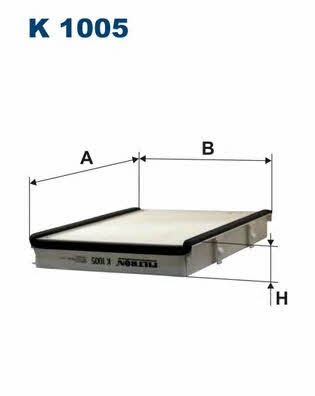 Cabin filter Filtron K 1005