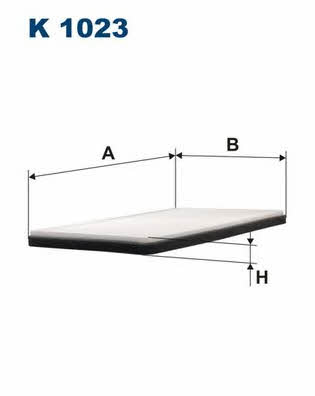 Cabin filter Filtron K 1023