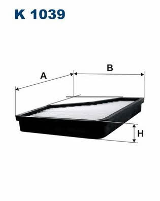 Cabin filter Filtron K 1039