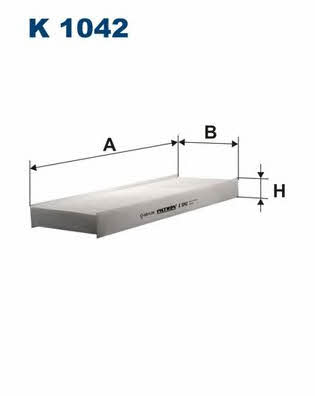 Cabin filter Filtron K 1042