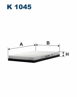 Cabin filter Filtron K 1045