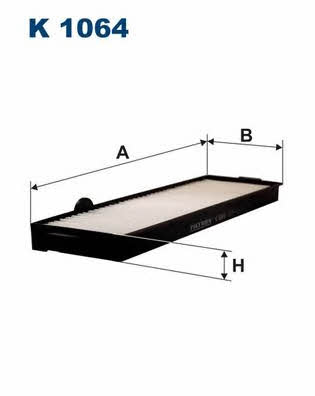 Cabin filter Filtron K 1064