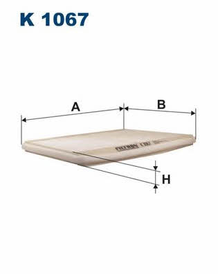 Cabin filter Filtron K 1067