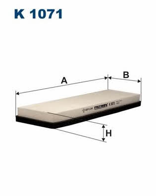 Cabin filter Filtron K 1071