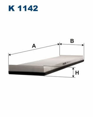 Cabin filter Filtron K 1142