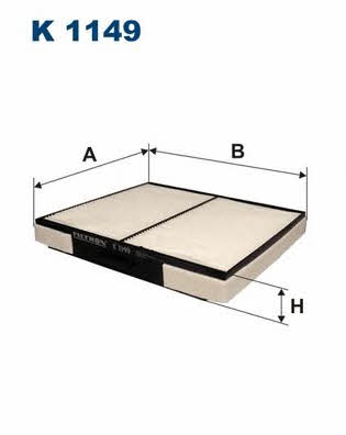 Cabin filter Filtron K 1149