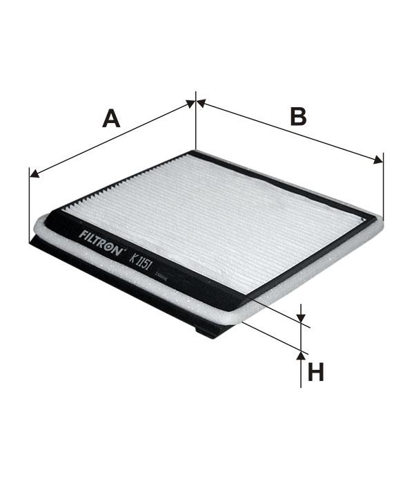 Cabin filter Filtron K 1151