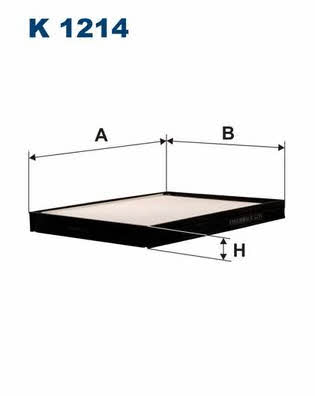 Cabin filter Filtron K 1214