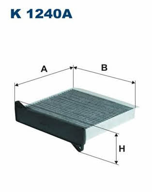 Filtron Cabin filter with activated carbon – price 39 PLN