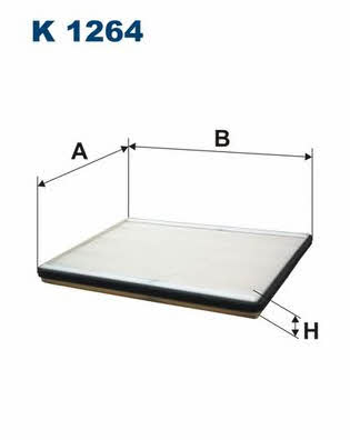 Cabin filter Filtron K 1264