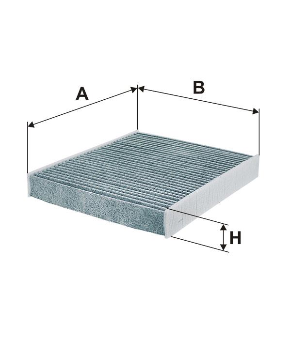 Activated Carbon Cabin Filter Filtron K 1313A