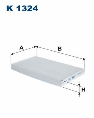 Cabin filter Filtron K 1324