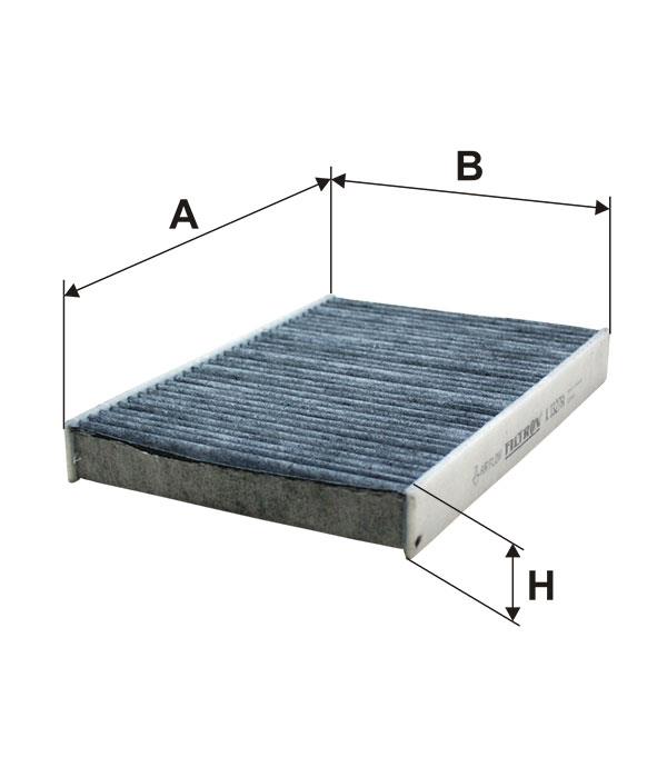 Cabin filter with activated carbon Filtron K 1327A