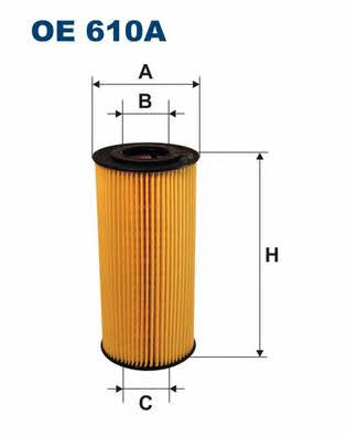 Oil Filter Filtron OE 610A