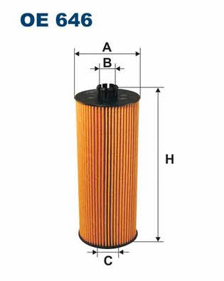 Oil Filter Filtron OE 646