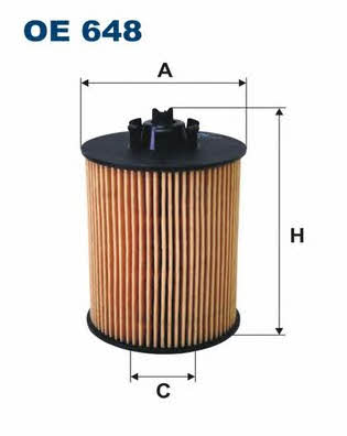 Oil Filter Filtron OE 648