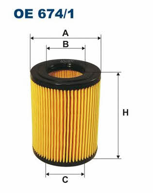 Oil Filter Filtron OE 674/1