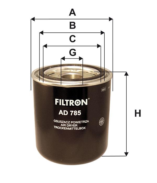 Dehumidifier filter Filtron AD 785