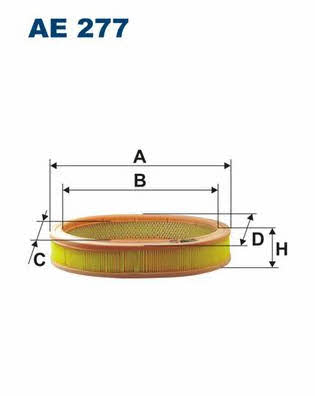 Air filter Filtron AE 277