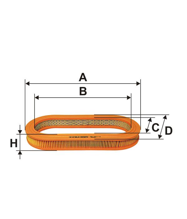 Air filter Filtron AE 347/5