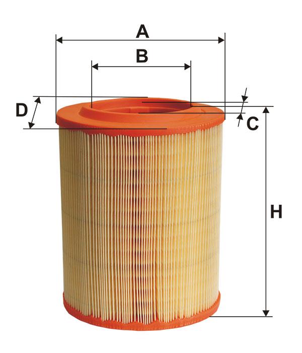 Air filter Filtron AE 348/3