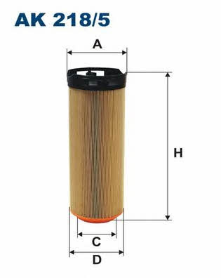 Air filter Filtron AK 218/5