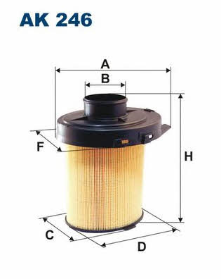 Buy Filtron AK246 – good price at EXIST.AE!