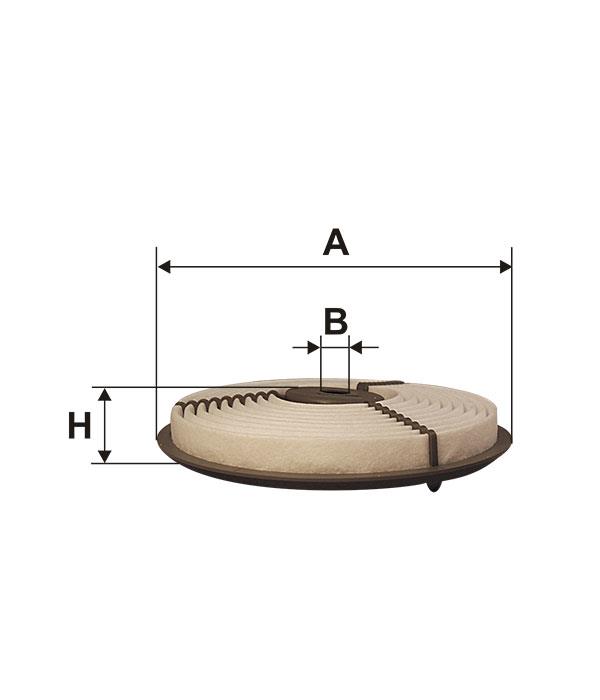 Air filter Filtron AK 337