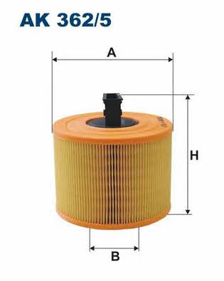 Air filter Filtron AK 362/5